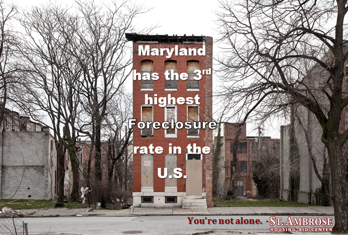 Based on MD DHCD 2014 4th quarter Foreclosure report